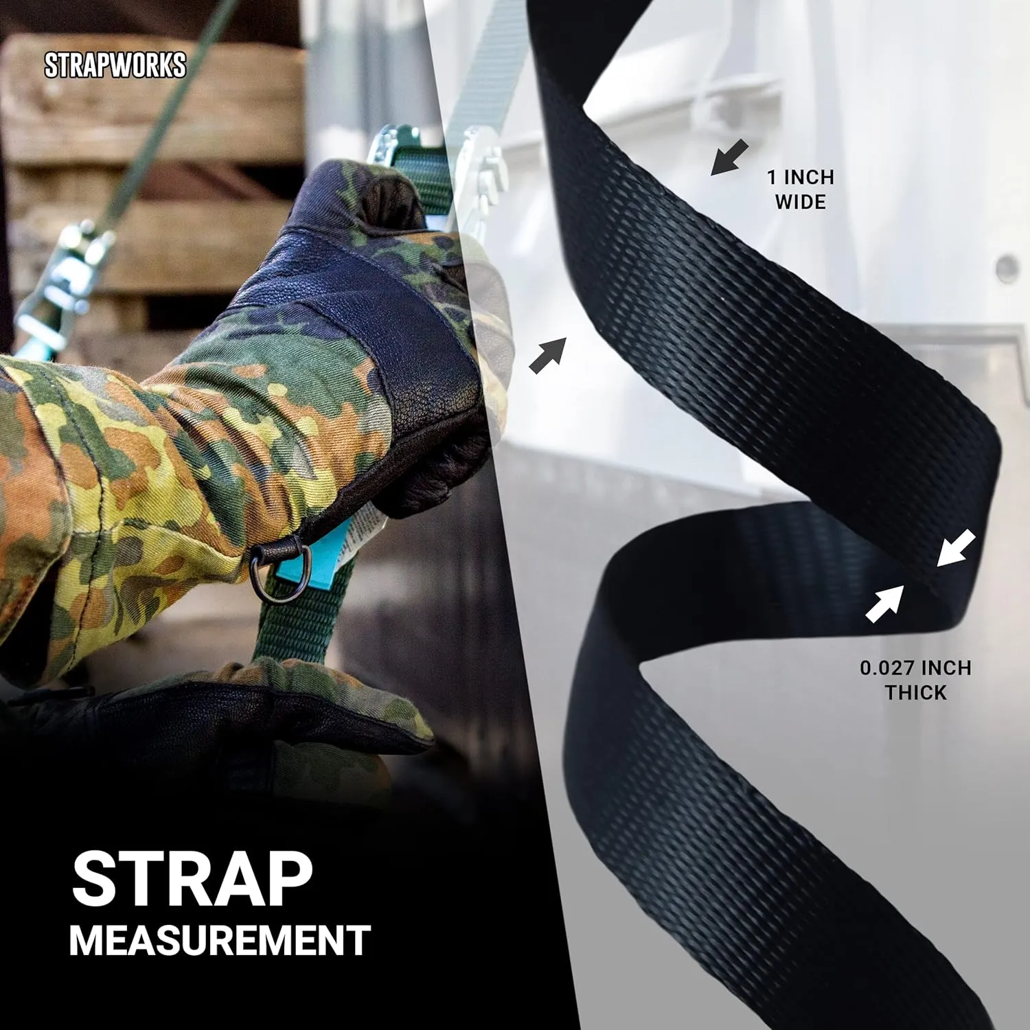 1 Inch Heavy Duty Nylon Webbing Strap Roll for Belt, Backpack, Sling, Collar, Leash, Strapping and More, 10, 20, or 50 Yards, Over 20 Colors