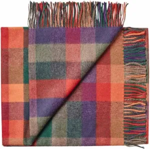 100% Baby Alpaca Wool Shawl Wraps for Men and Women - Nikolina Unisex Soft Warm Winter Large Throw Scarf