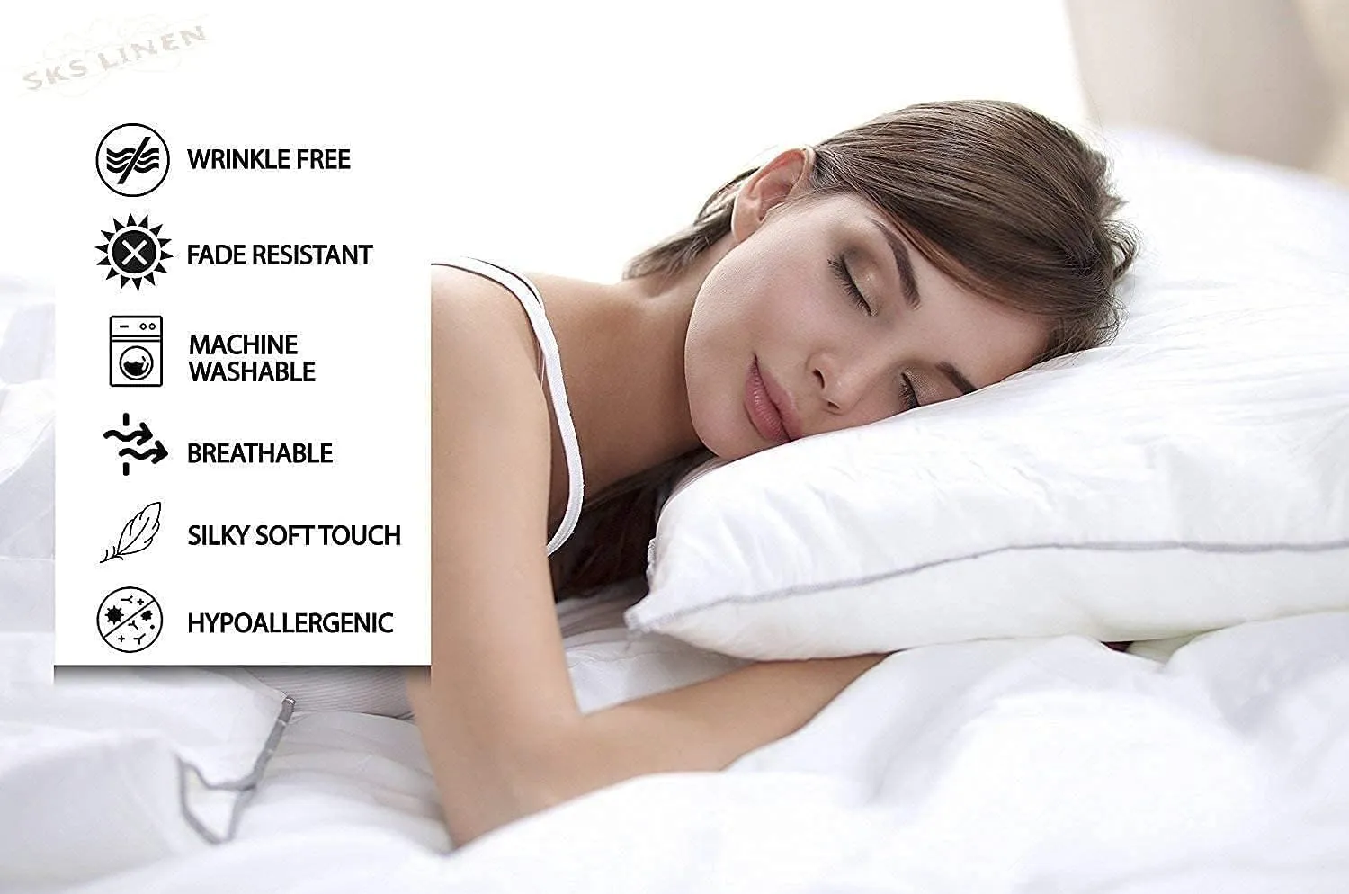 1000 Thread Count PIMA Cotton Solid Ivory 18"(inch) Deep Pocket Full XL(54"X80") Sheet Set- 4 Pc Sheet with Pillowcases, Hotel Quality