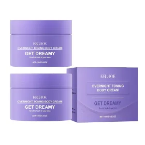 2 Pcs Get Dreamy Overnight Toning Whip,Helps While Sleep Firming Cream for Body Lloose Skin.