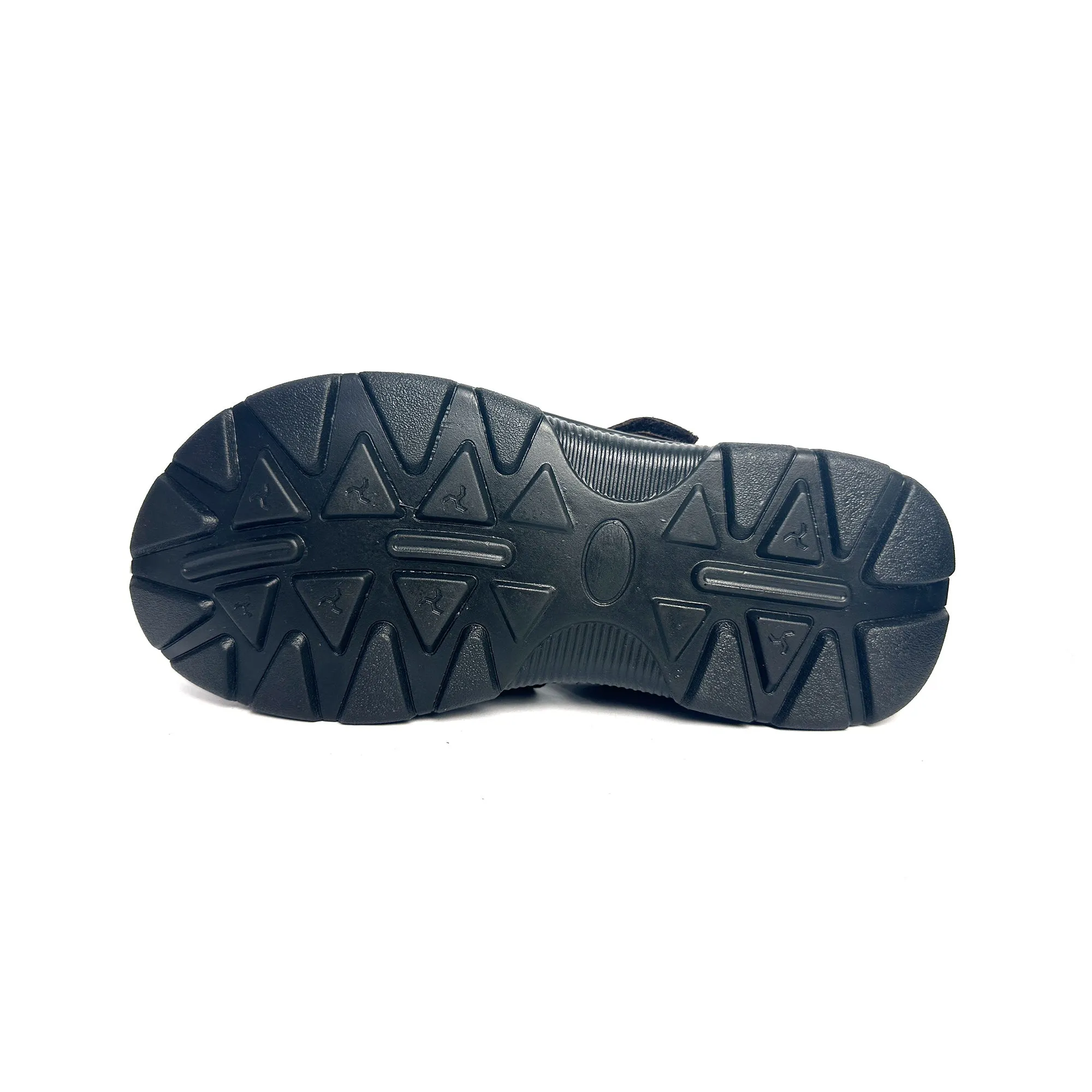 26083-Coffee Premium High-Quality With Belt Men's sandal