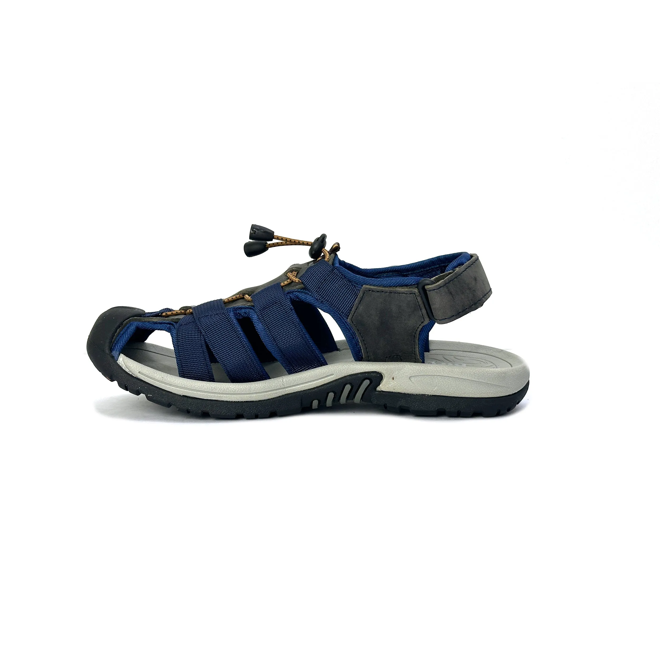 27023-NAVY  Premium with belt High-Quality Men's sandal