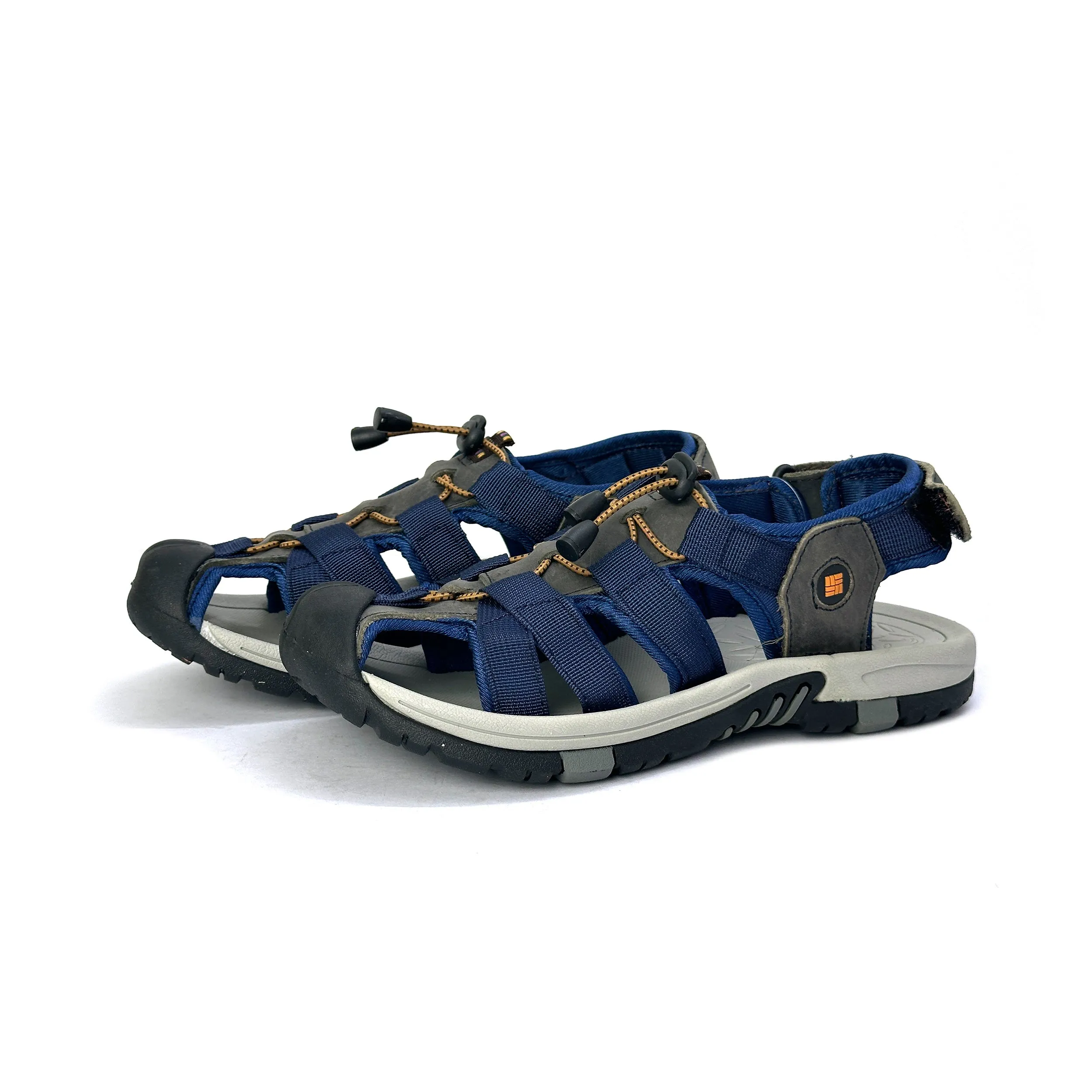 27023-NAVY  Premium with belt High-Quality Men's sandal