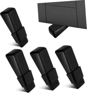 4 Pcs Heavy Duty Door Stop Wedge Non Slip Door Stops for Floor Easy Installation Walls from Damage