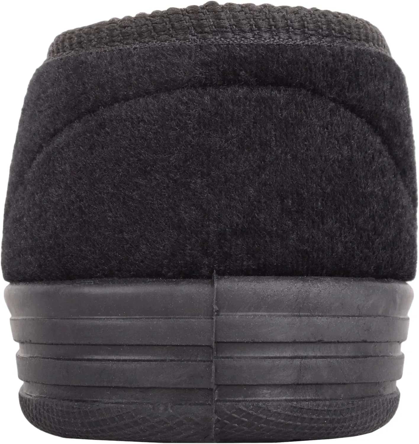ABSOLUTE FOOTWEAR Mens Easy Slip On Velour Style Winter Slipper with Twin Elasticated Gusset