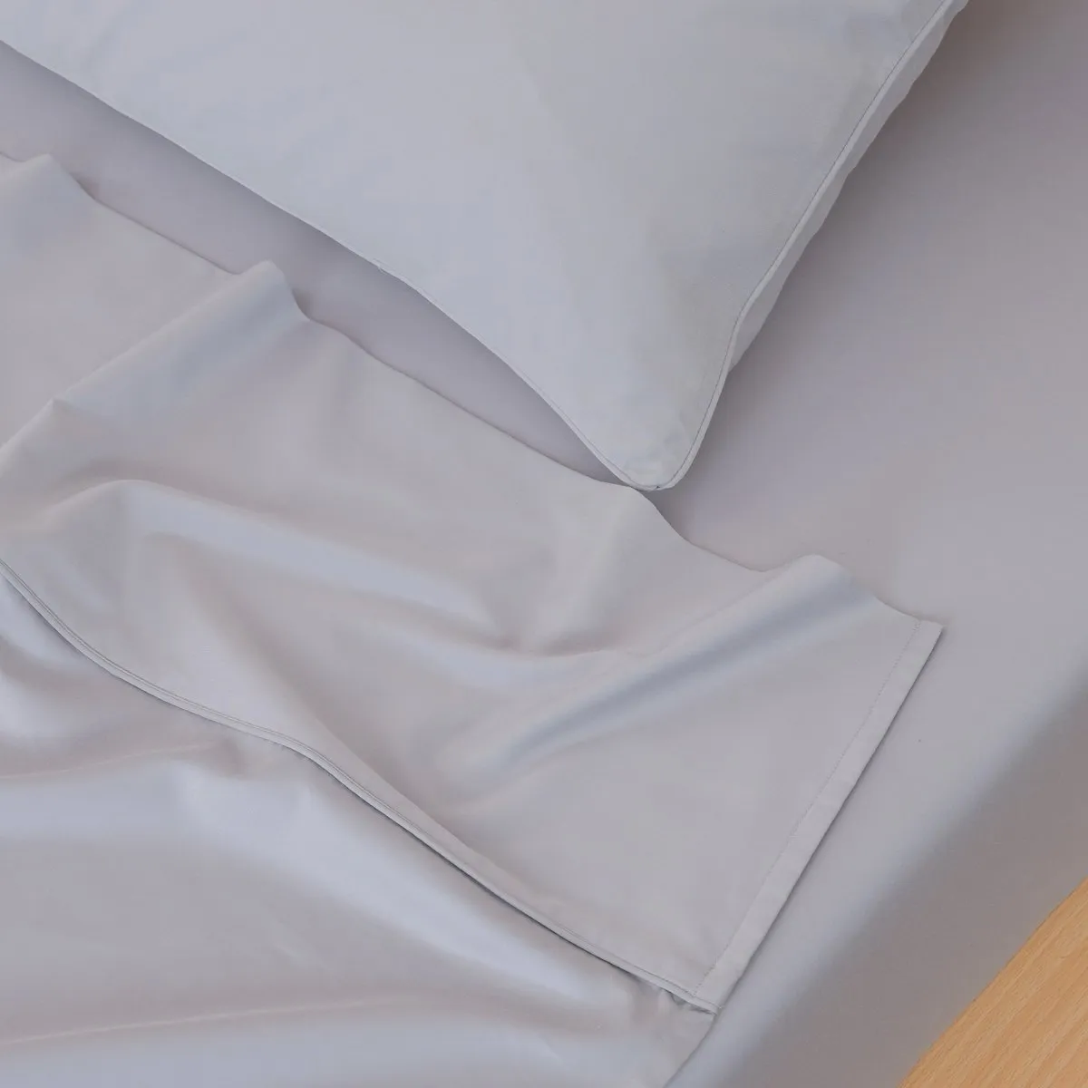 Ackly Bamboo - Dove Grey Flat Sheet