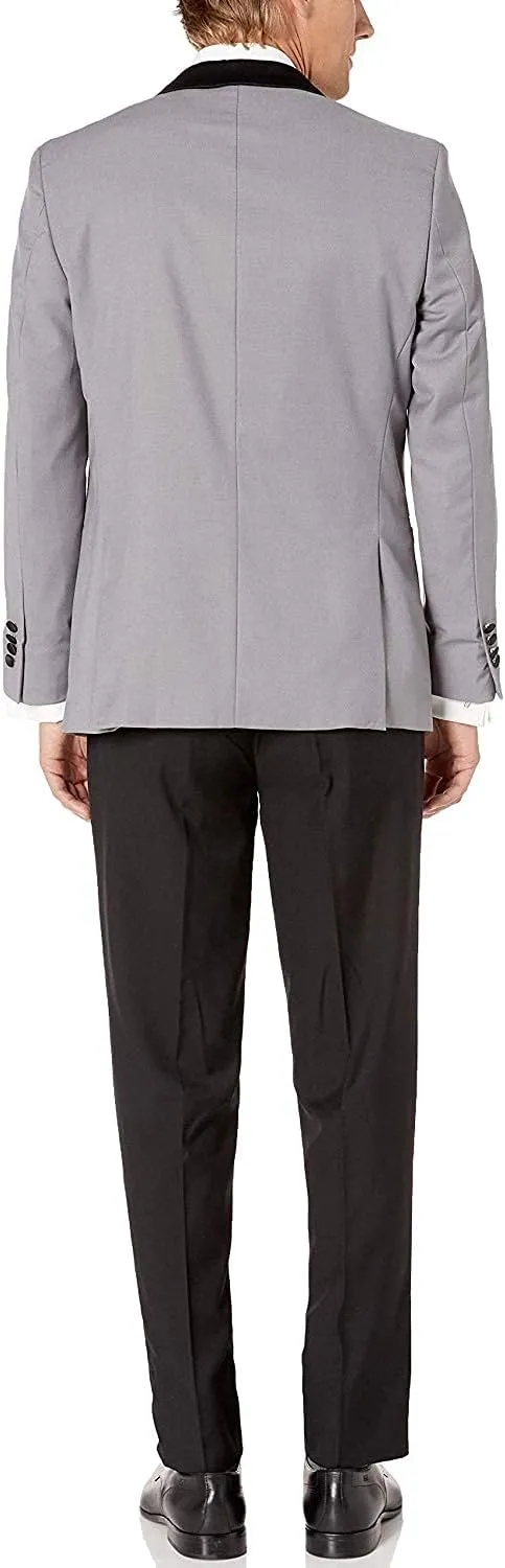 Adam Baker Men's Classic & Slim Fit Two-Piece Formal Tuxedo Suit - Available in Many Sizes & Colors