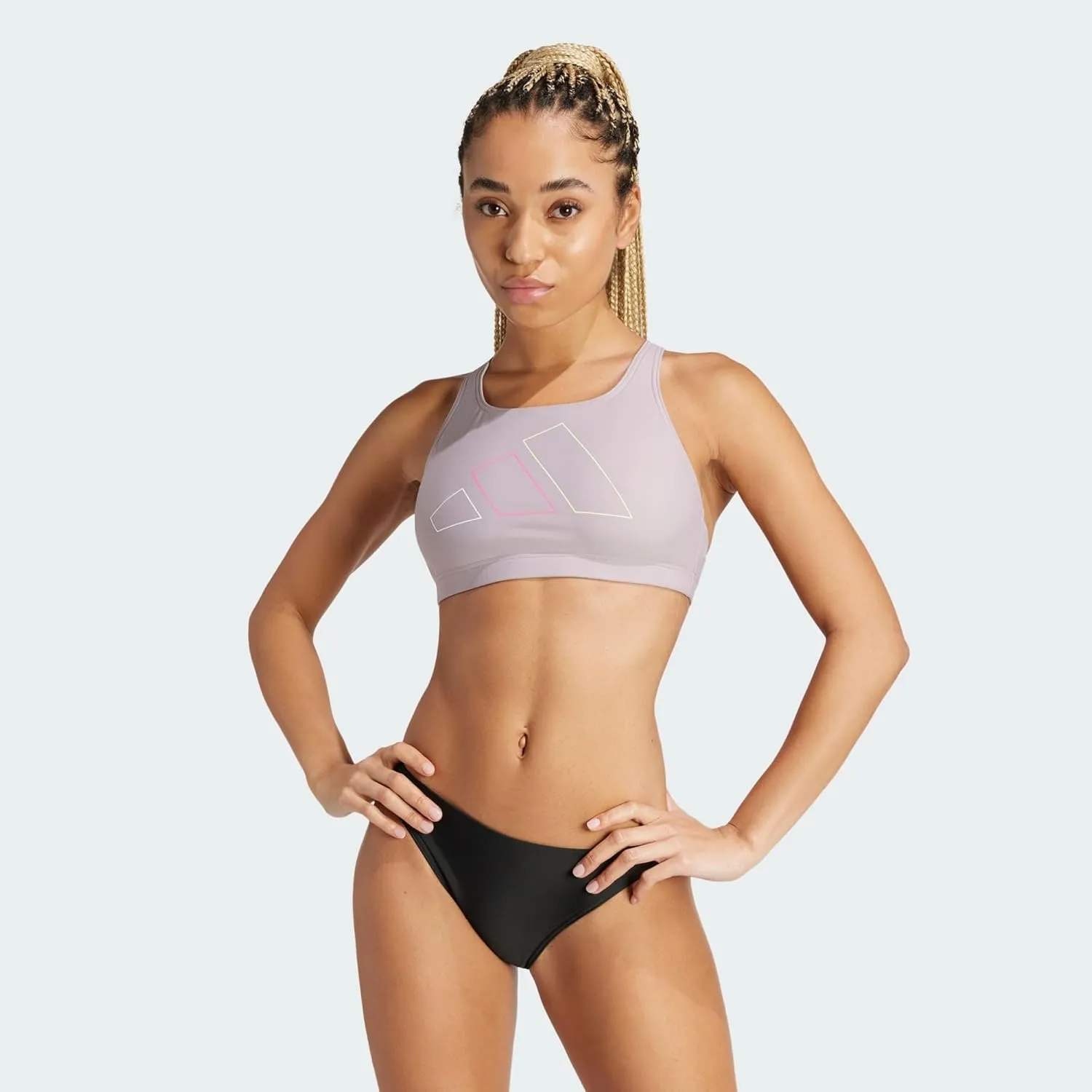 adidas Big Bars Women's Bikini Top