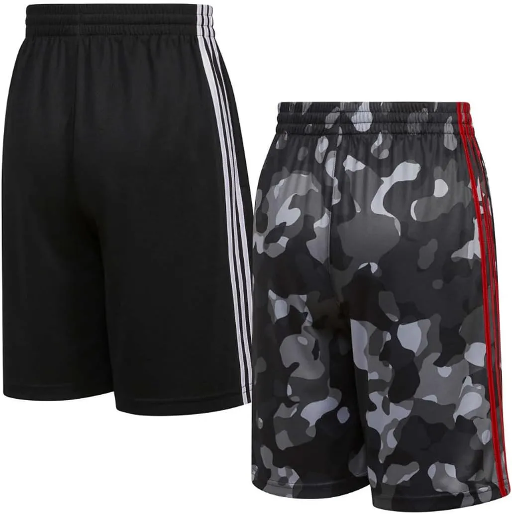 adidas Boys' Active Sports Athletic Mesh Shorts