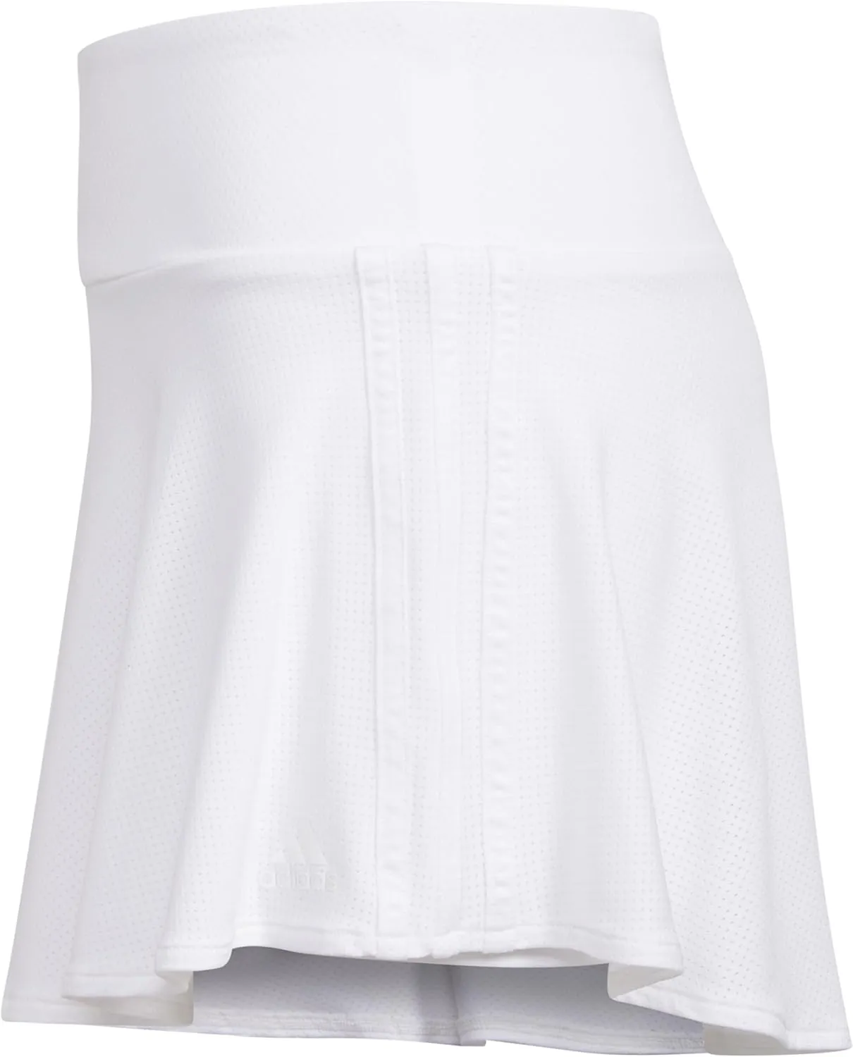 adidas Girls' 3-Stripe Flounce Knit Skorts Tennis Skirt