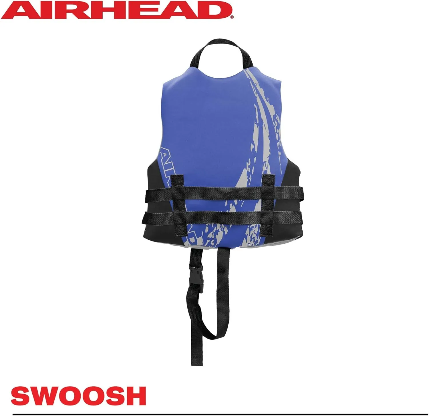Airhead Children's Swoosh Kwik-Dry Neolite Life Jacket, US Coast Goard Approved Type III Life Jacket, Fits Children 30-50lbs