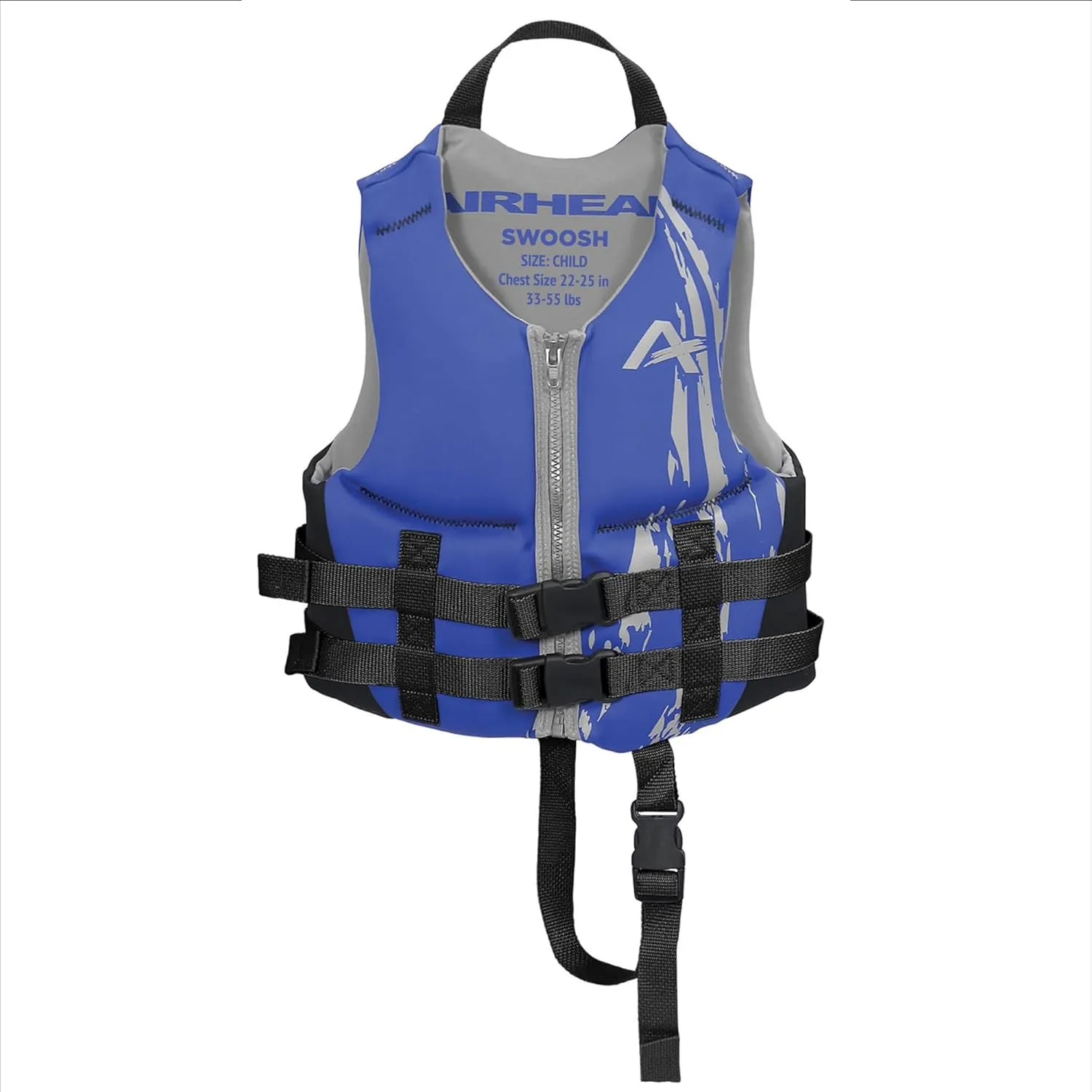 Airhead Children's Swoosh Kwik-Dry Neolite Life Jacket, US Coast Goard Approved Type III Life Jacket, Fits Children 30-50lbs