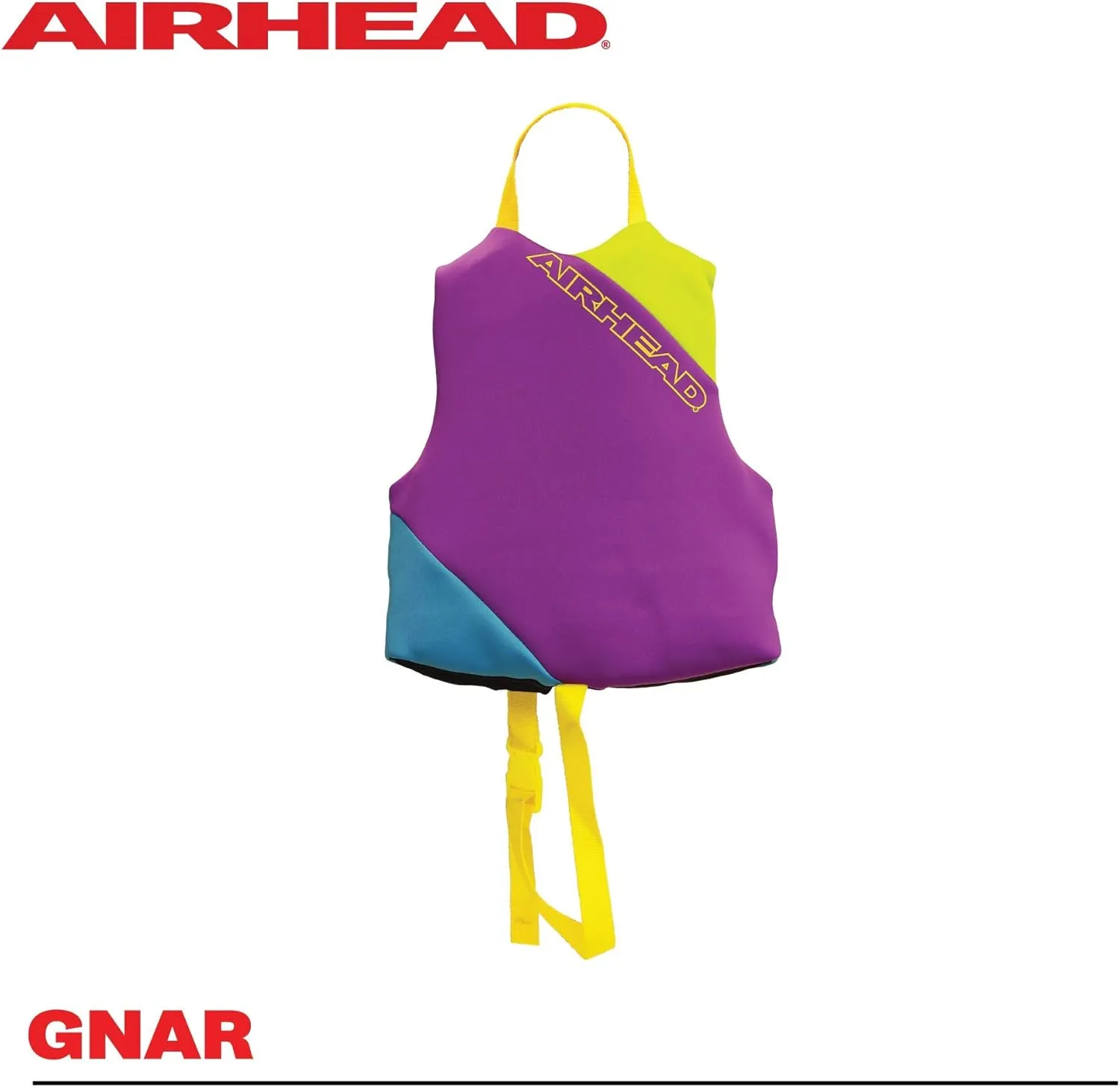 Airhead GNAR Child and Infant Kwik-Dry Neolite Flex Life Jacket, US Coast Guard Approved