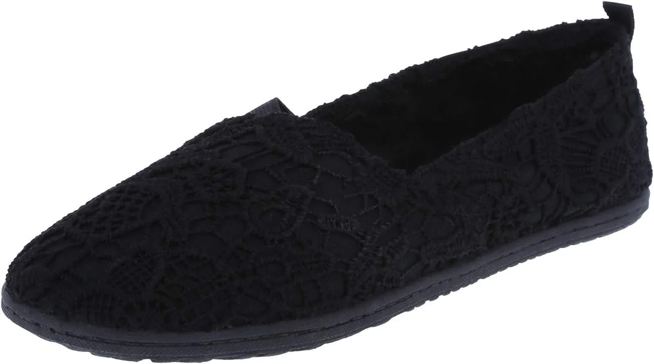 Airwalk Women's Black Crochet Women's Dream Slip-On 8.5 Regular