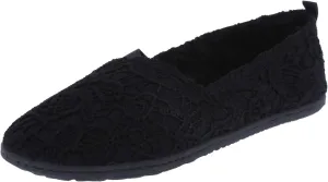 Airwalk Women's Black Crochet Women's Dream Slip-On 8.5 Regular