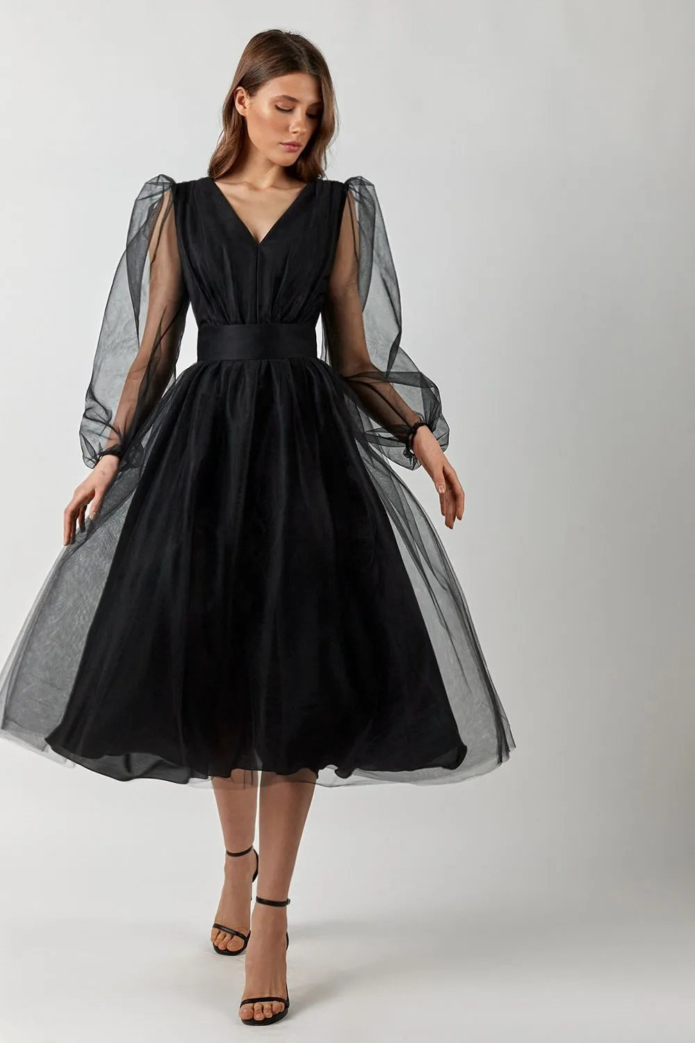 Airy mesh dress