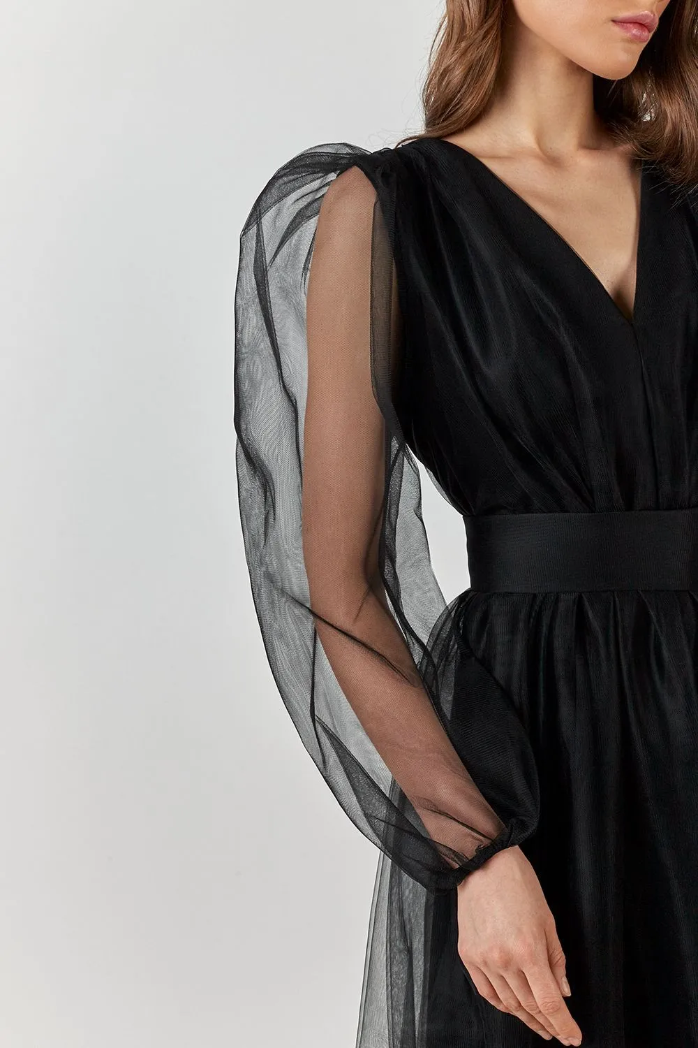 Airy mesh dress