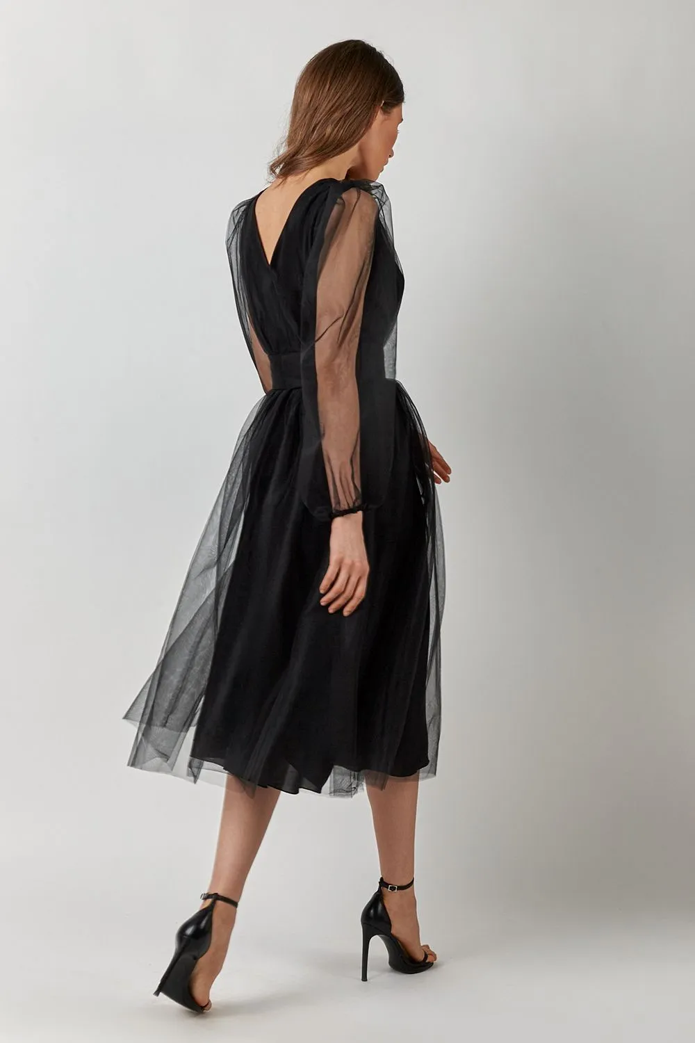 Airy mesh dress