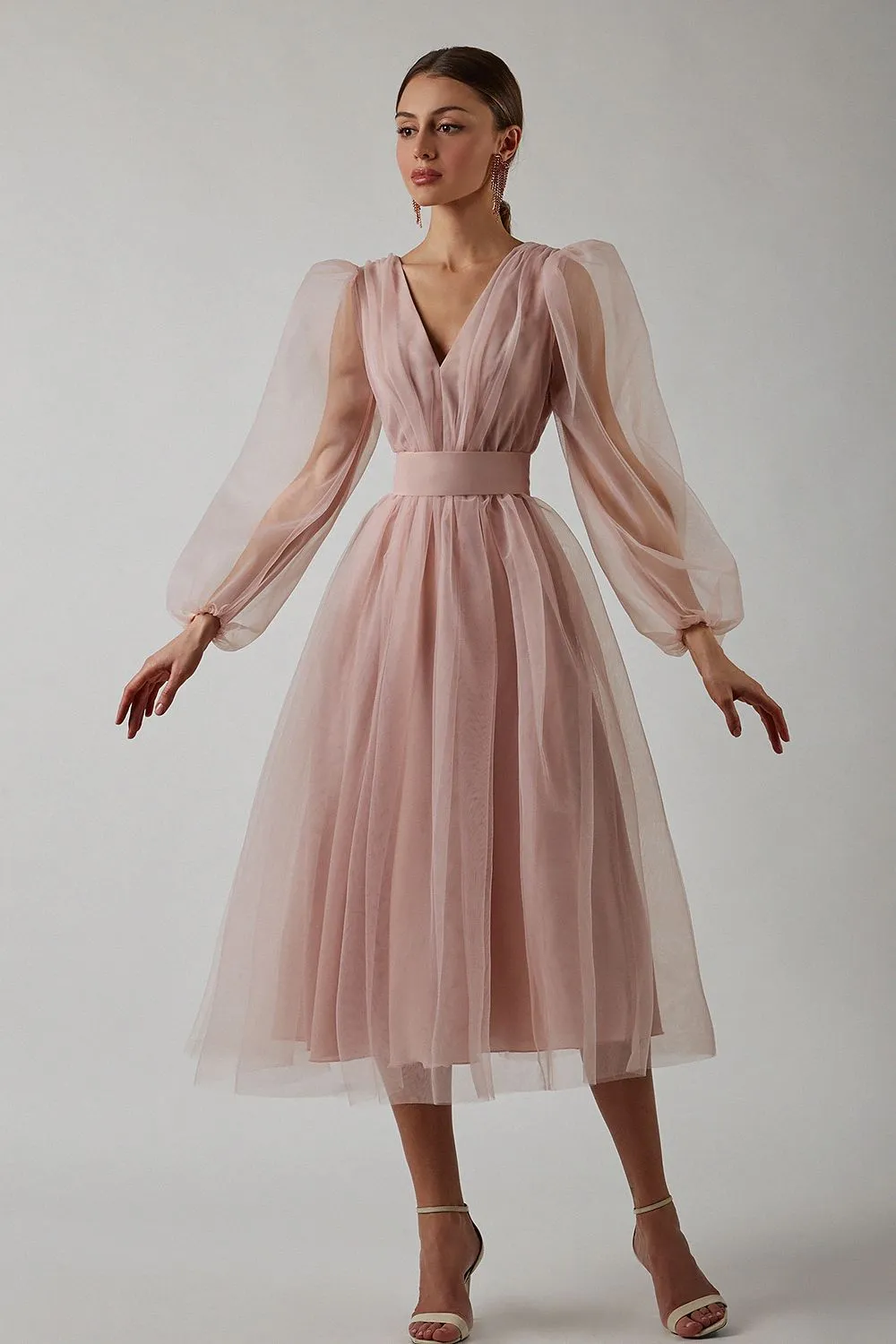 Airy mesh dress