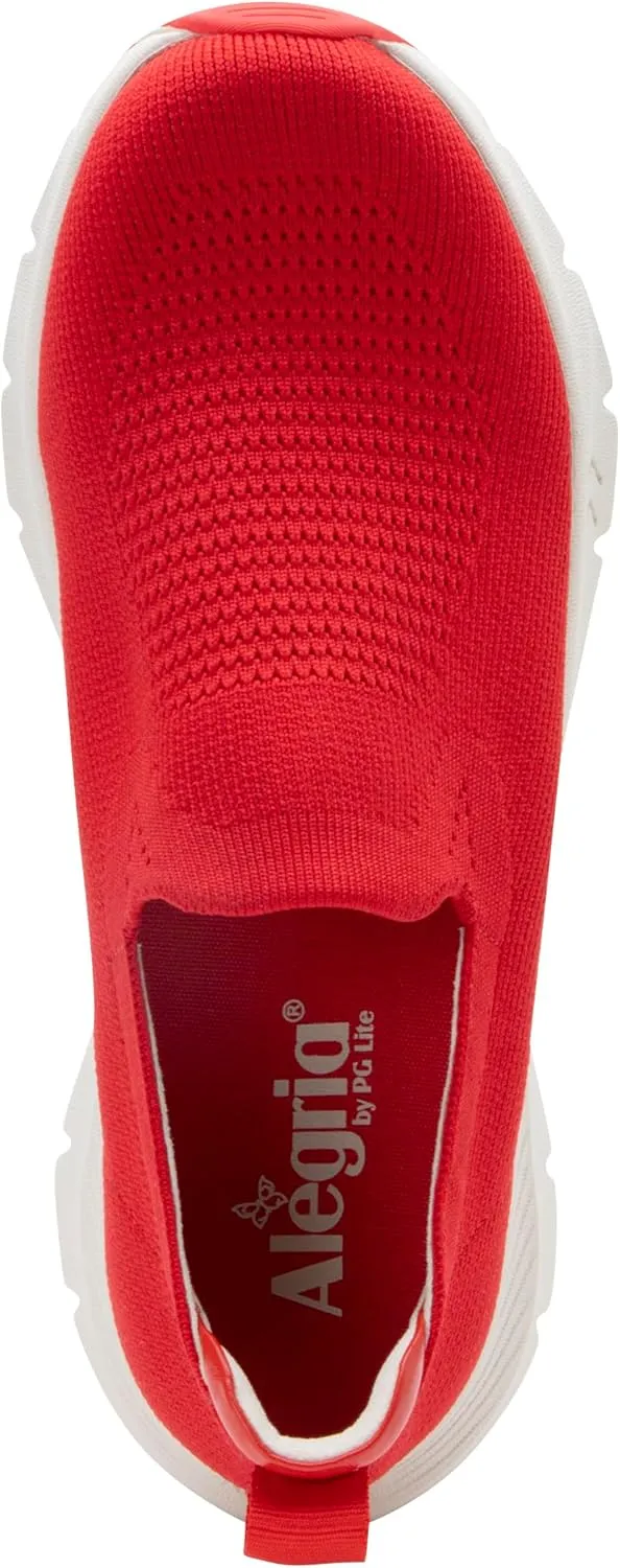 Alegria ReBounce Waze Lightweight Athletic Slip On with Knit Upper Handfree Shoes Lightweight Athletic Slip On with Knit Upper