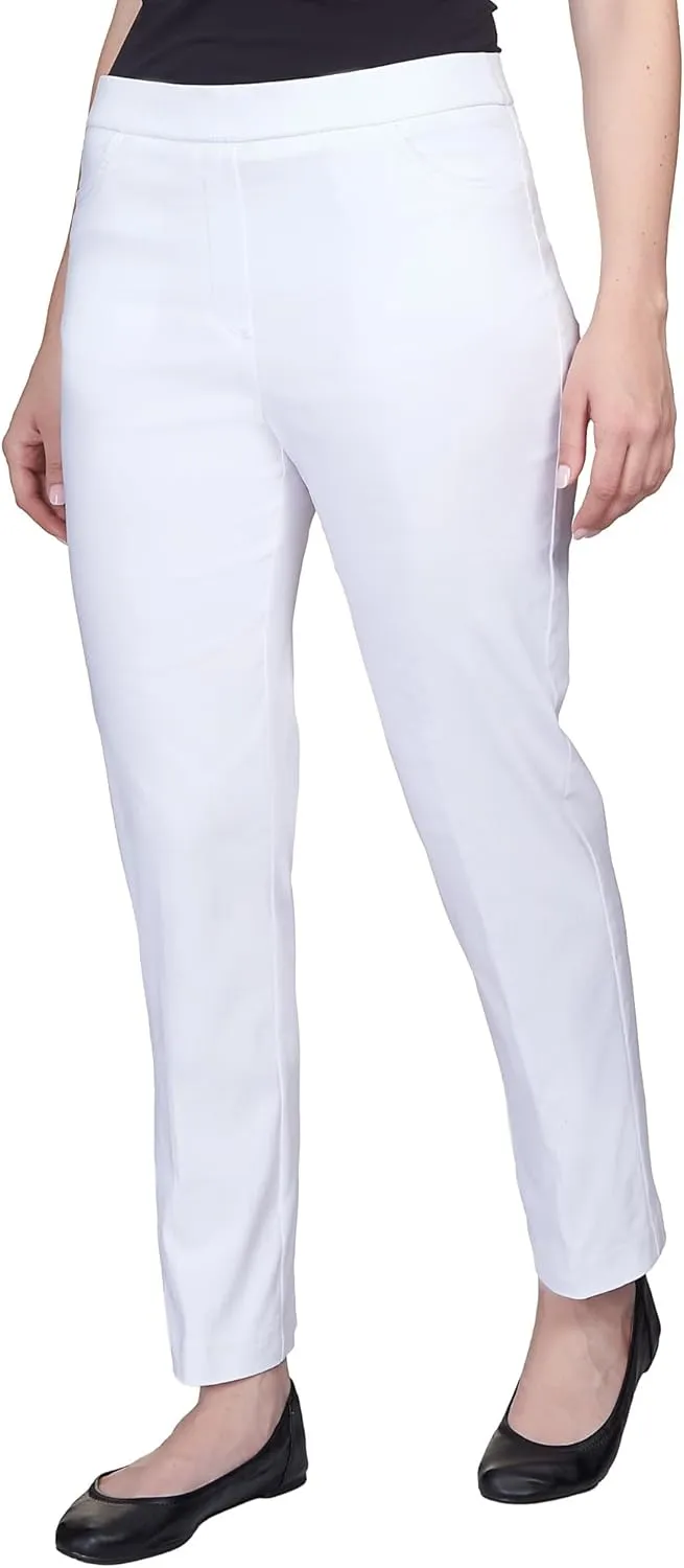 Alfred Dunner Women's Allure Slimming Plus Size Stretch Pants-Modern Fit