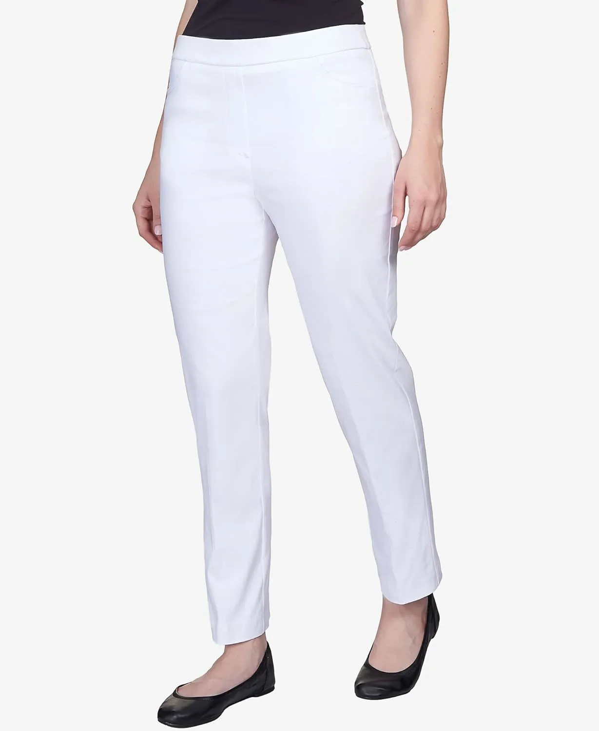 Alfred Dunner Women's Allure Slimming Plus Size Stretch Pants-Modern Fit