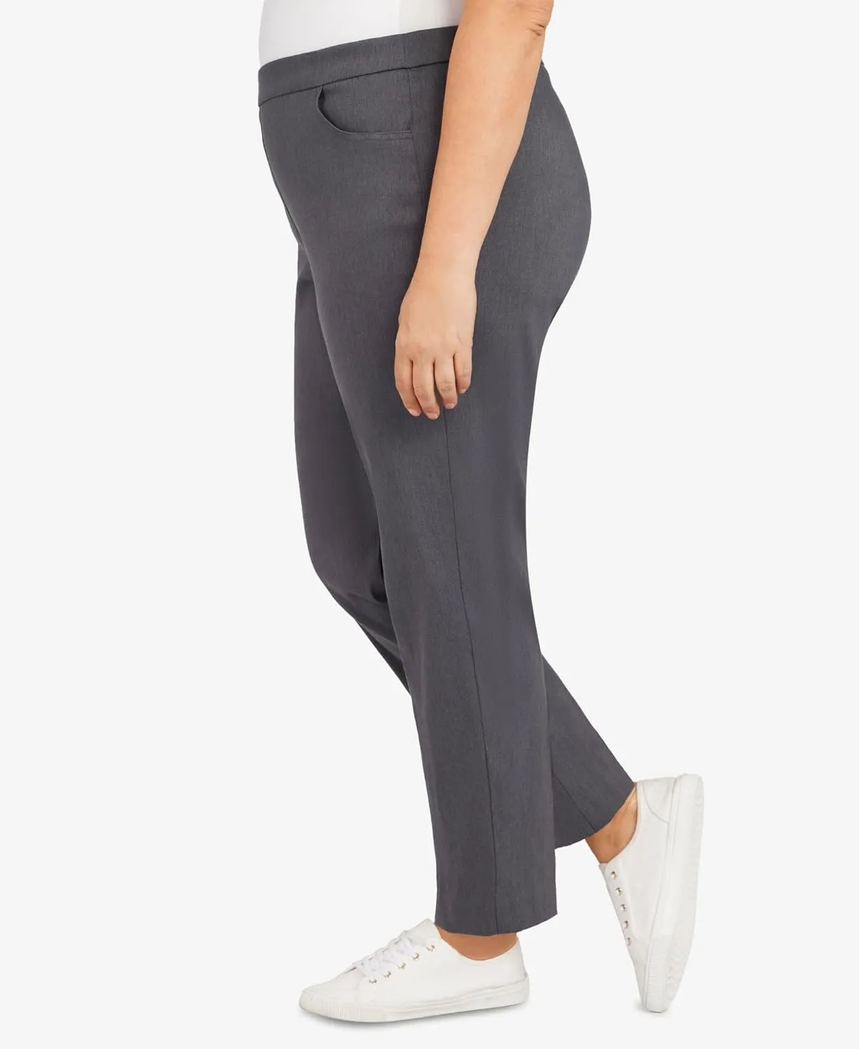 Alfred Dunner Women's Allure Slimming Plus Size Stretch Pants-Modern Fit