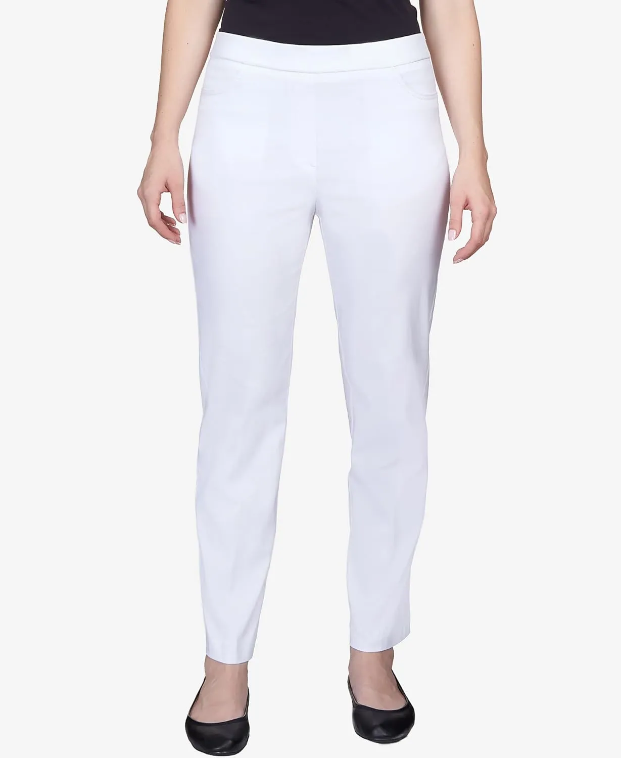 Alfred Dunner Women's Allure Slimming Plus Size Stretch Pants-Modern Fit