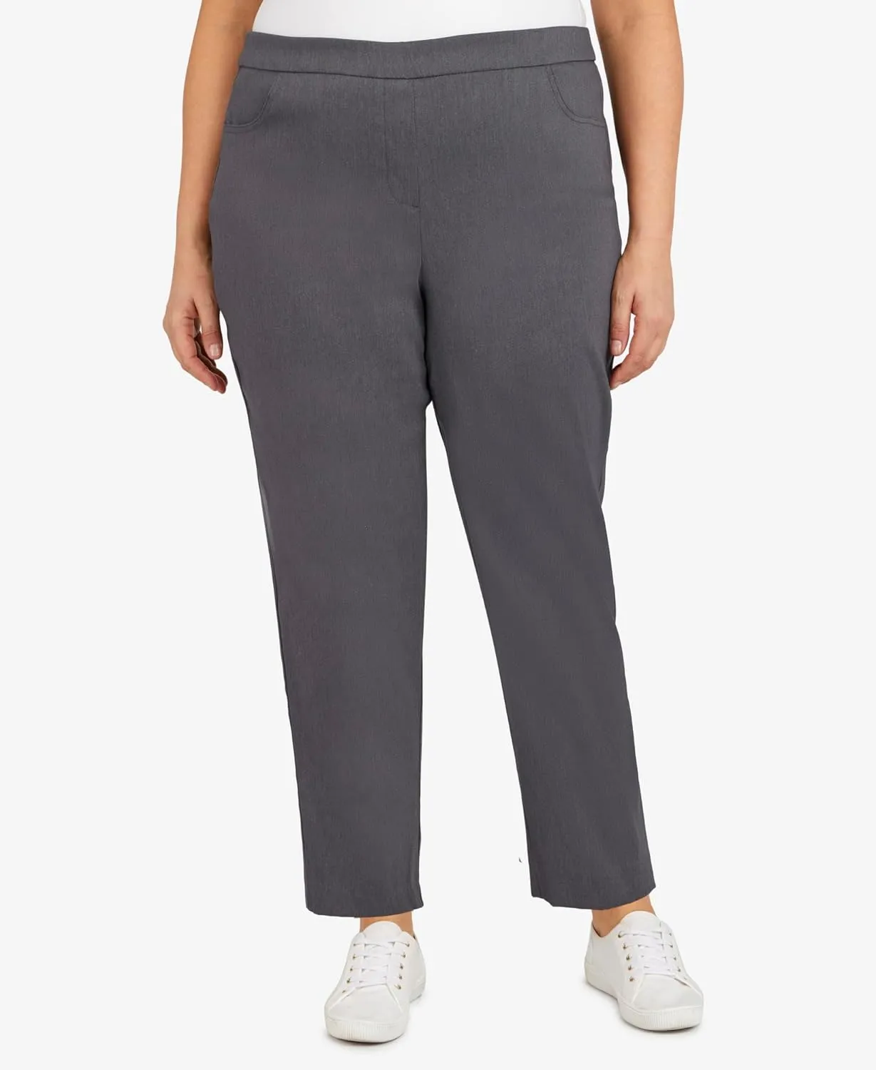 Alfred Dunner Women's Allure Slimming Plus Size Stretch Pants-Modern Fit