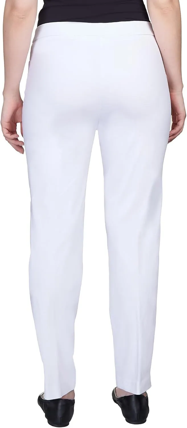 Alfred Dunner Women's Allure Slimming Plus Size Stretch Pants-Modern Fit
