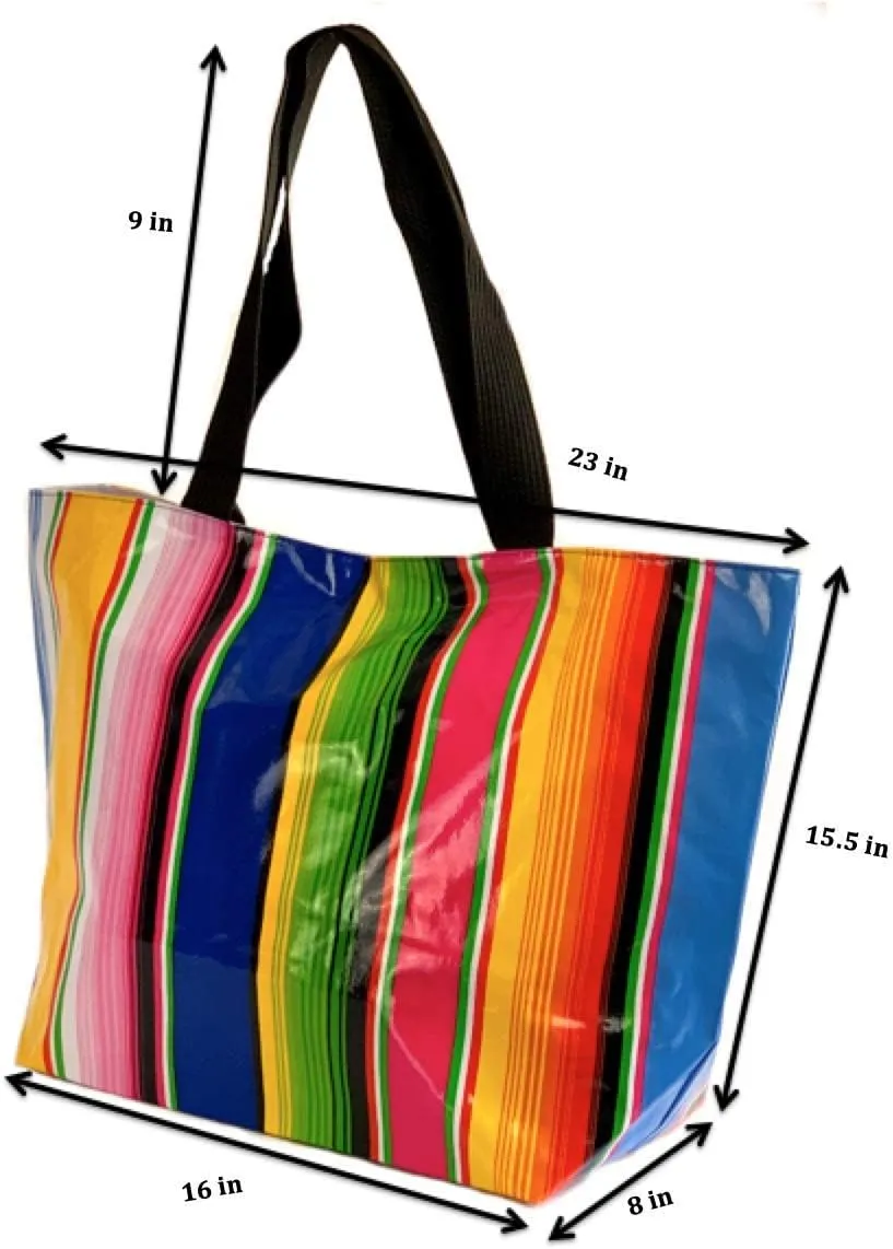 Alux Tote Bag for Women - Waterproof, Sturdy & Spacious Bag for Beach, Work, Gym, Travel - Eco-Friendly & Easy to Clean