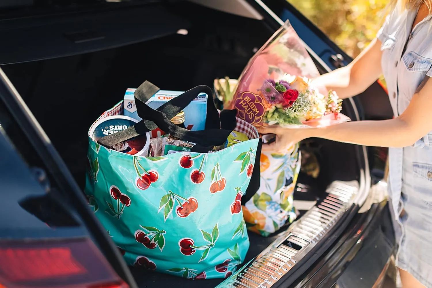 Alux Tote Bag for Women - Waterproof, Sturdy & Spacious Bag for Beach, Work, Gym, Travel - Eco-Friendly & Easy to Clean