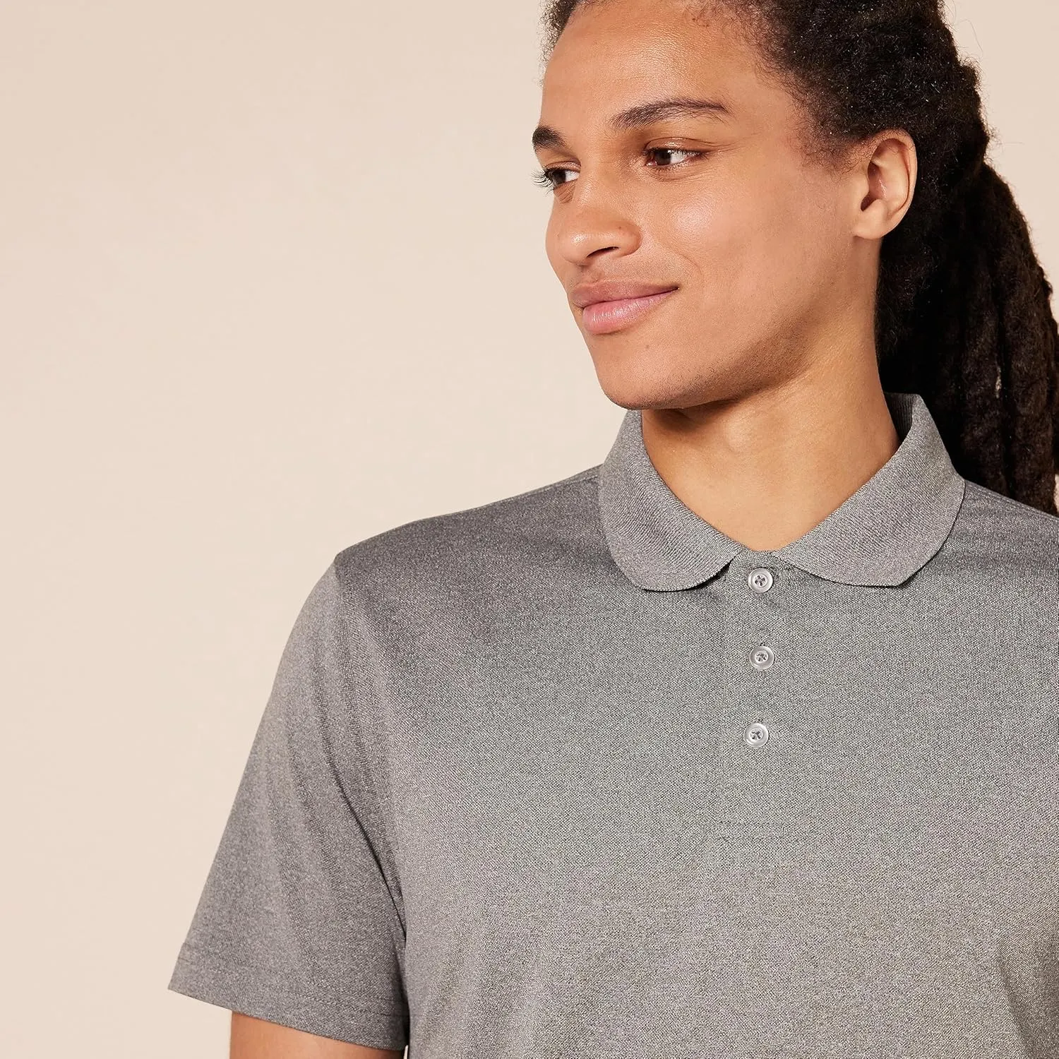 Amazon Essentials Men's Golf Polo Shirt, Short Sleeve, Dri Fit, Slim-Fit, Quick-Dry