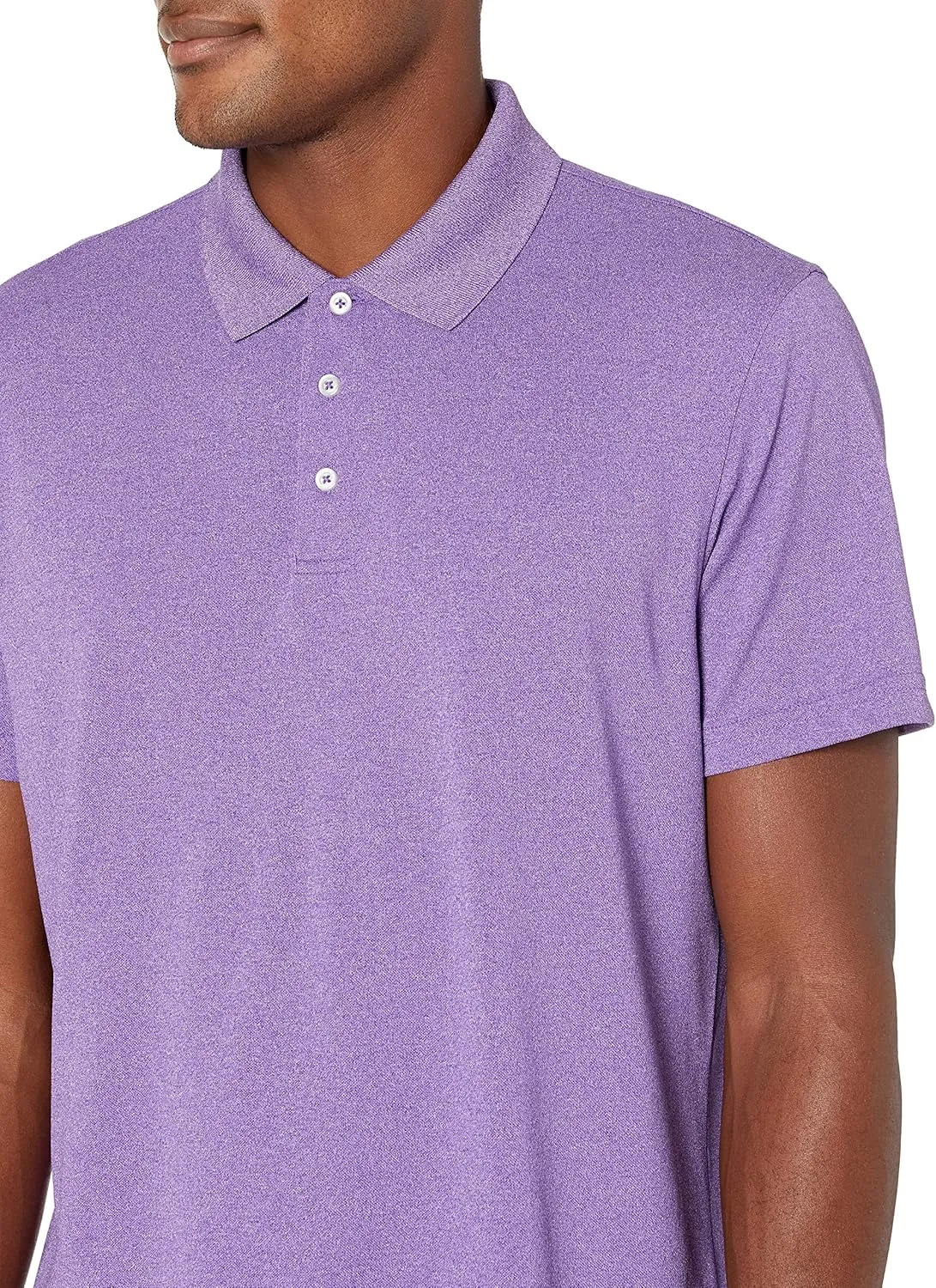 Amazon Essentials Men's Golf Polo Shirt, Short Sleeve, Dri Fit, Slim-Fit, Quick-Dry