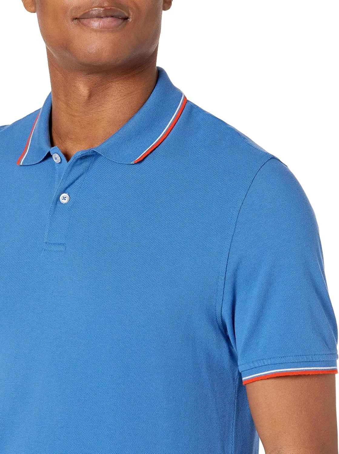 Amazon Essentials Men's Polo Shirts Short Sleeve, Slim-Fit Cotton Pique