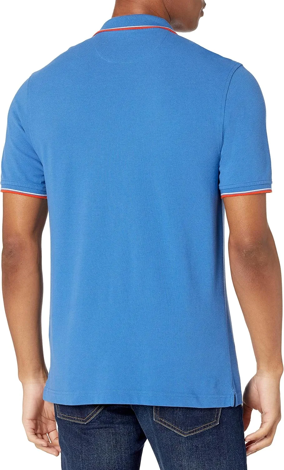 Amazon Essentials Men's Polo Shirts Short Sleeve, Slim-Fit Cotton Pique