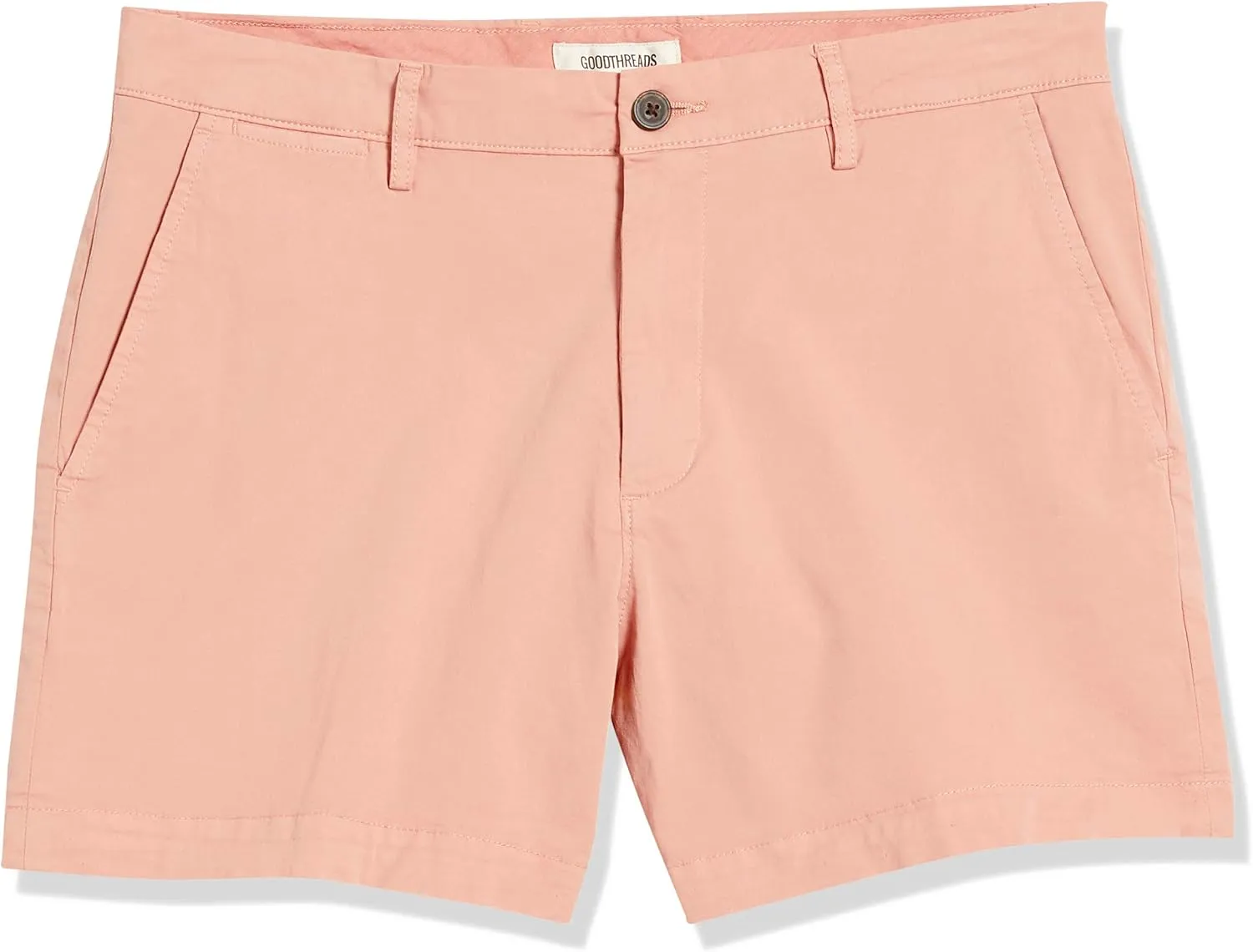 Amazon Essentials Men's Slim-Fit 5" Flat-Front Comfort Stretch Chino Short (Previously Goodthreads)