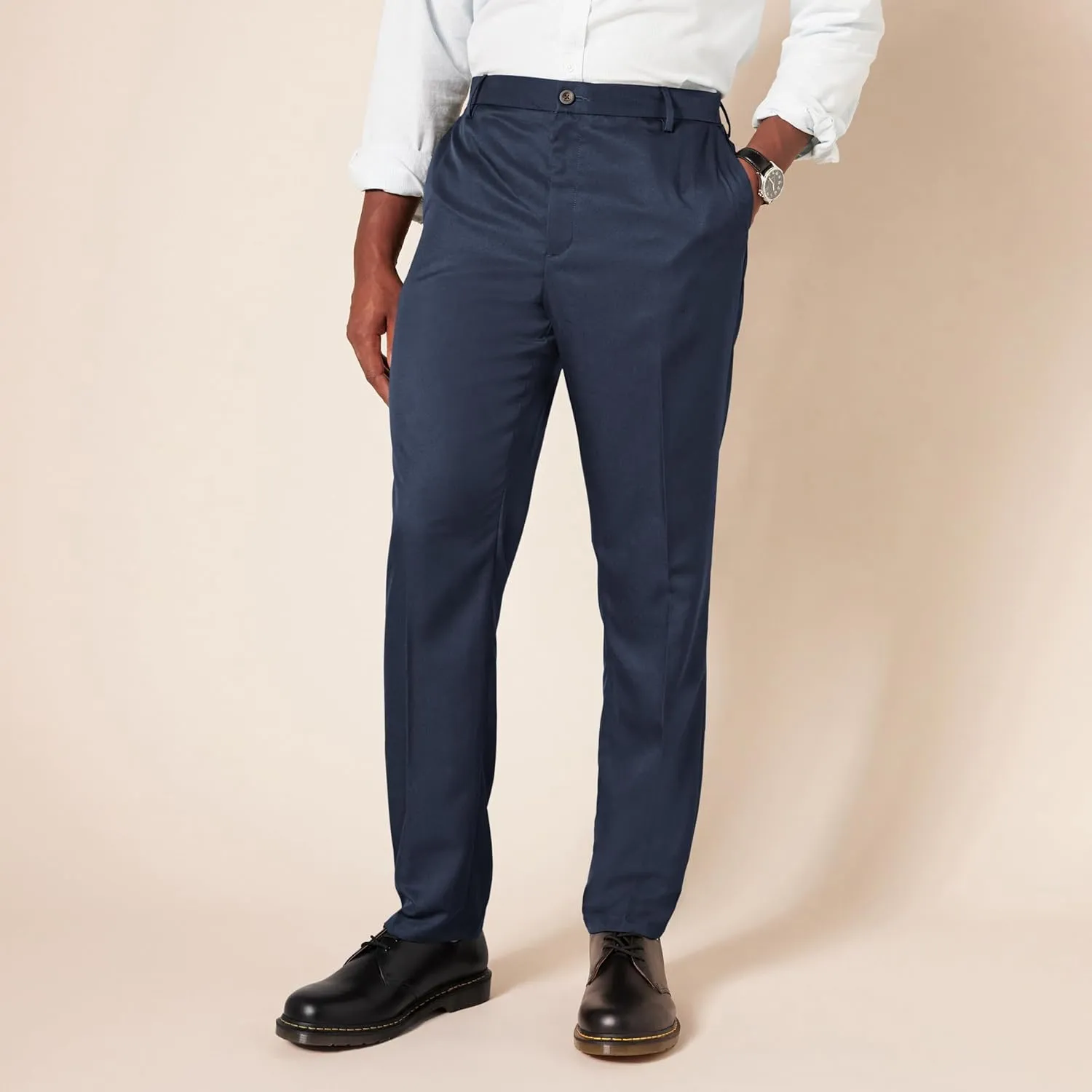 Amazon Essentials Men's Slim-Fit Flat-Front Dress Pant