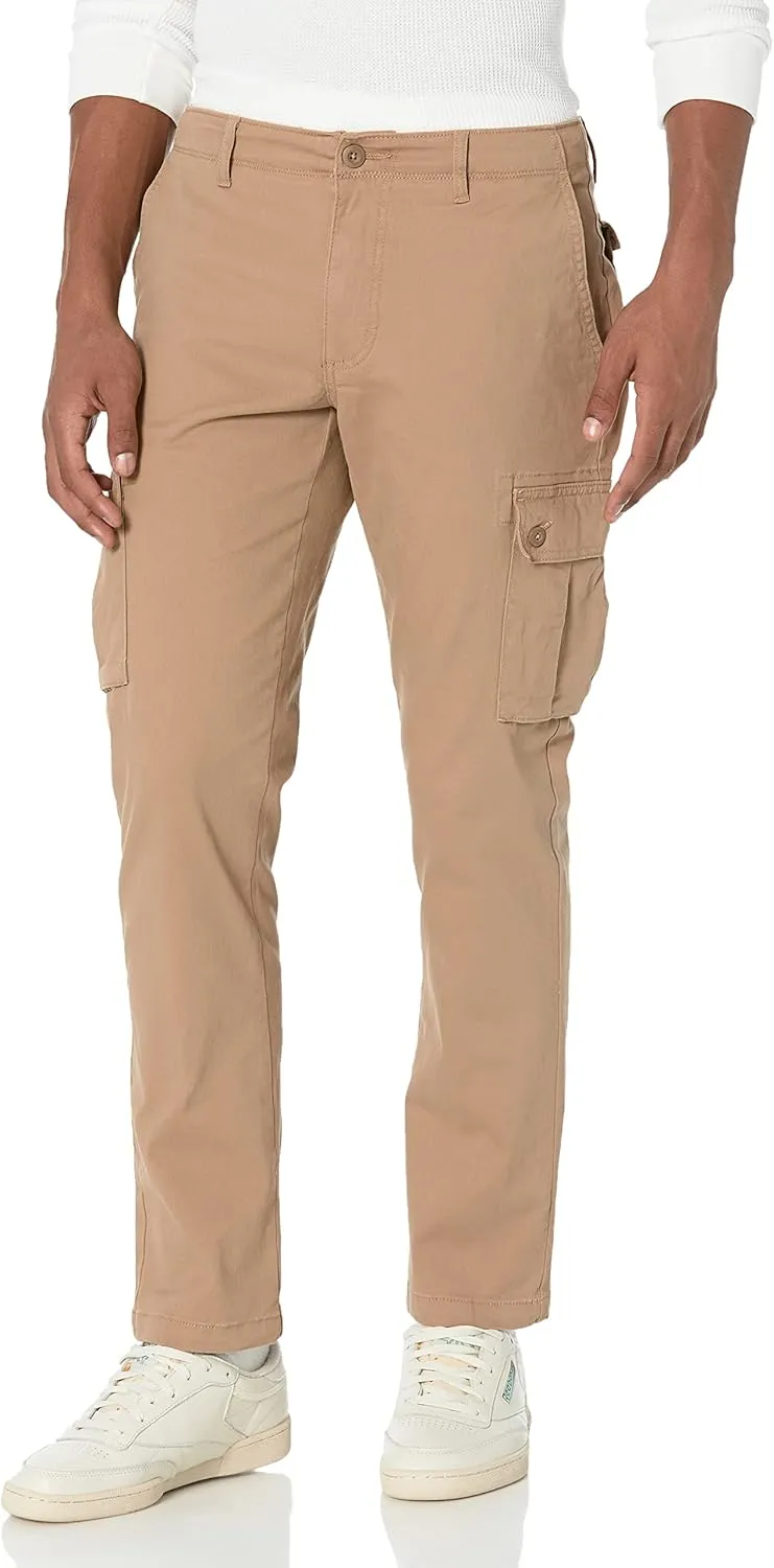 Amazon Essentials Men's Slim-Fit Stretch Cargo Pant (Available in Big & Tall)