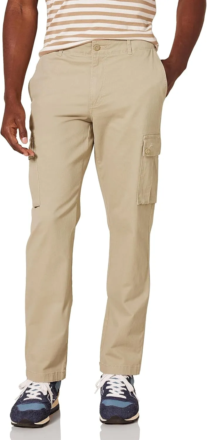 Amazon Essentials Men's Slim-Fit Stretch Cargo Pant (Available in Big & Tall)