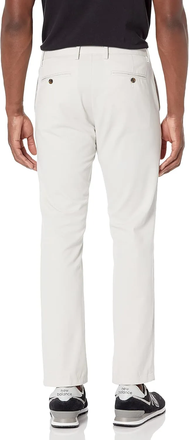 Amazon Essentials Men's Slim-Fit Wrinkle-Resistant Flat-Front Chino Pant
