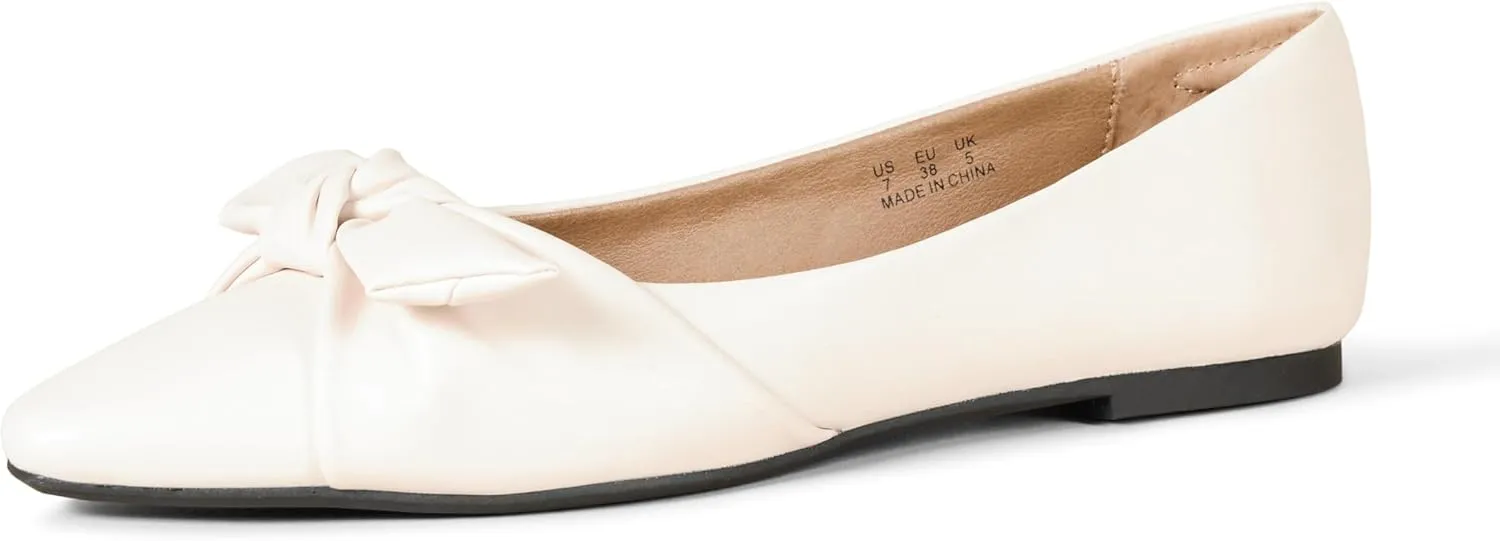 Amazon Essentials Women's Bow Ballet Flat