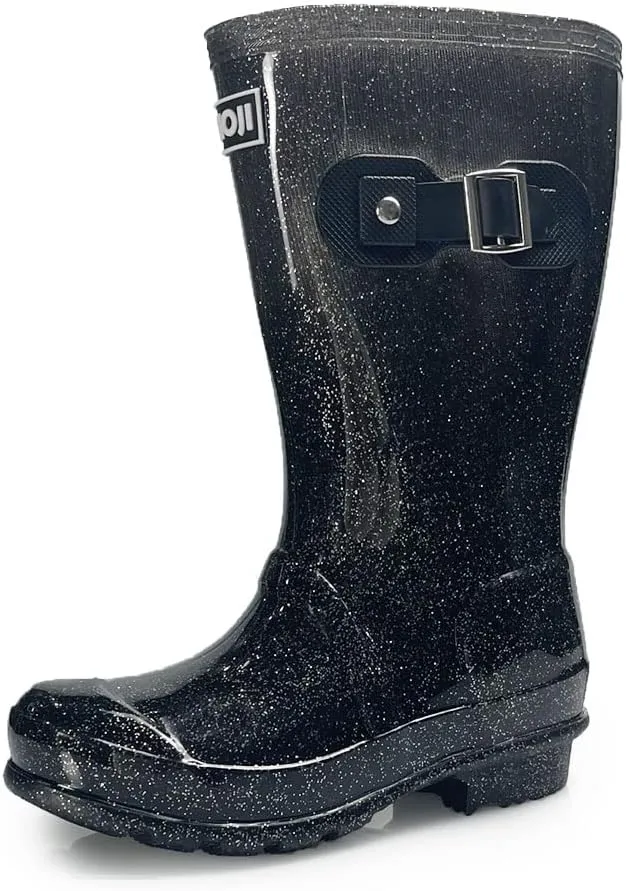 Amoji Gril Easy On Rain Boots (Little Kid/Big Kid)