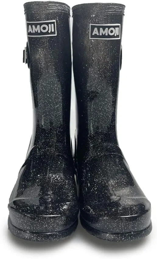 Amoji Gril Easy On Rain Boots (Little Kid/Big Kid)