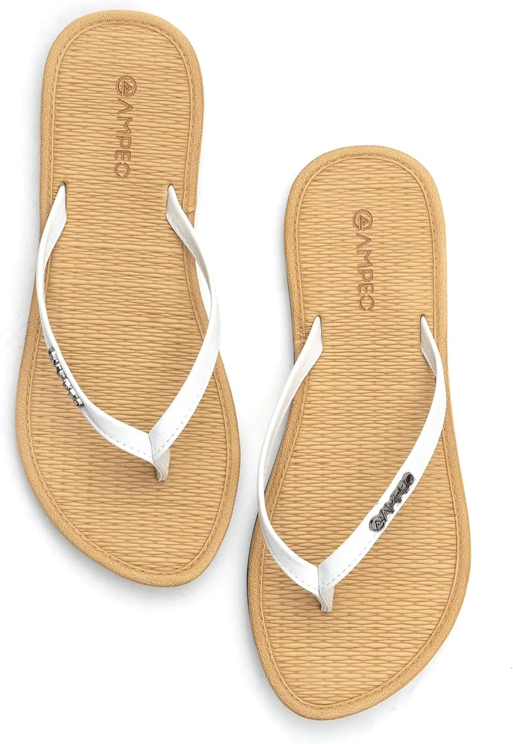 Ampeo Women's Flip Flops Comfortable Lightweight Summer Beach Quick-Dry Thong Flat Sandals