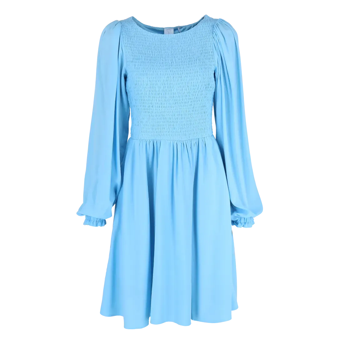 Anna Solid kjole - Airy Blue