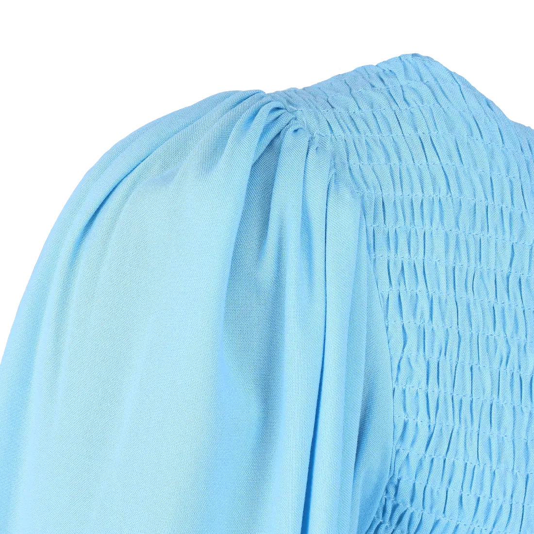 Anna Solid kjole - Airy Blue