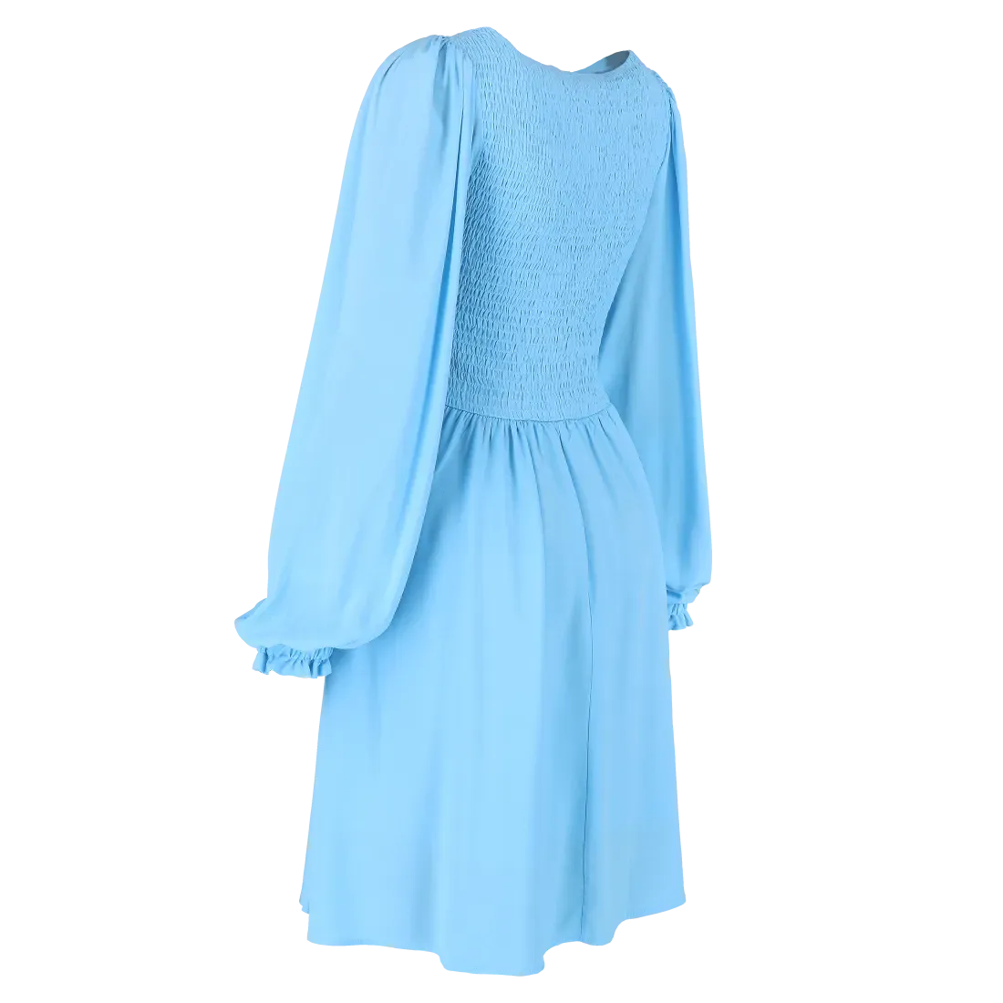 Anna Solid kjole - Airy Blue