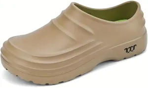 Anti-Slip and Waterproof Kitchen Shoes for Men and Women - Comfortable and Easy-to-wear Work Shoes, Slip-on Beach Shoes