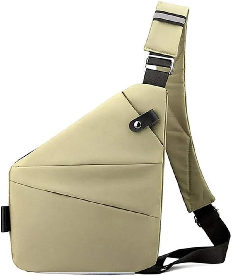 Anti Theft Travel Sling Bag - Slim Crossbody Hiking Shoulder Bag for Women & Men
